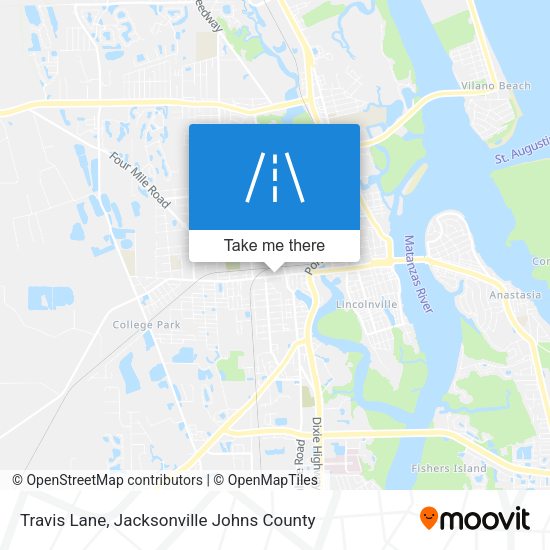 Travis Lane map