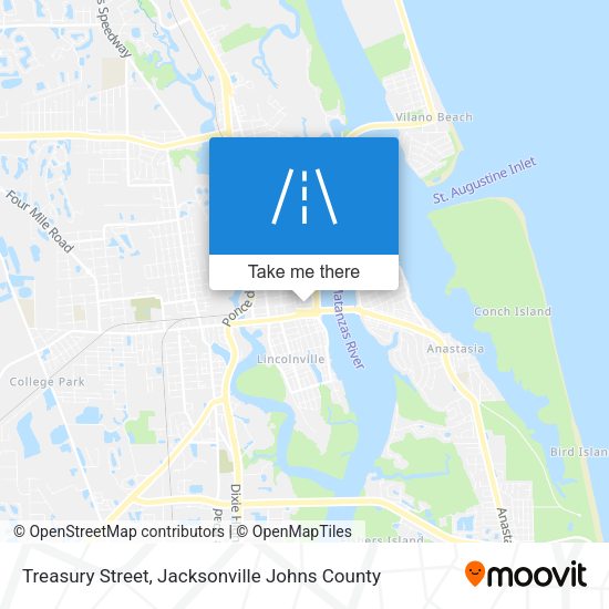 Treasury Street map