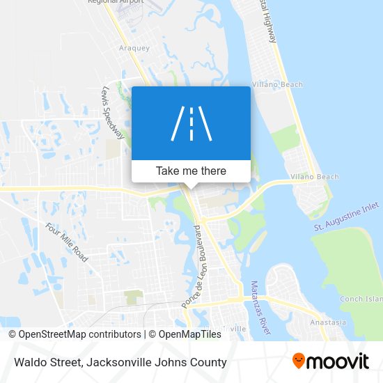 Mapa de Waldo Street