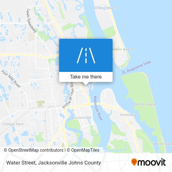 Water Street map