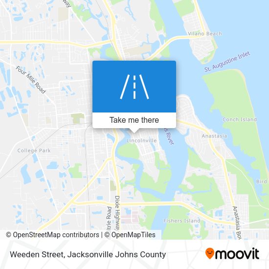 Weeden Street map