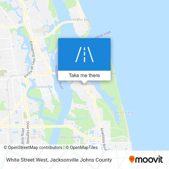 Mapa de White Street West