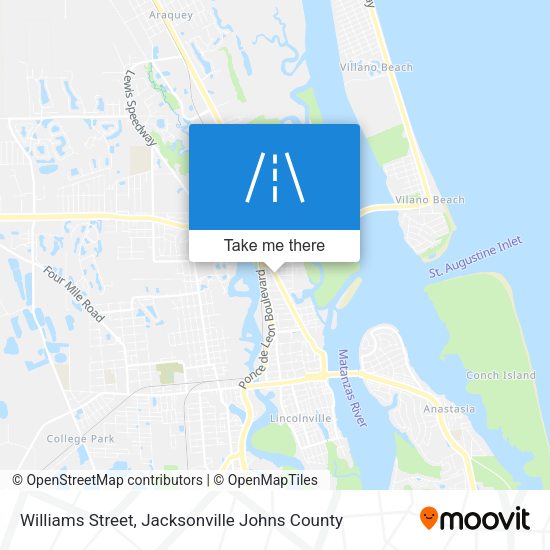 Williams Street map