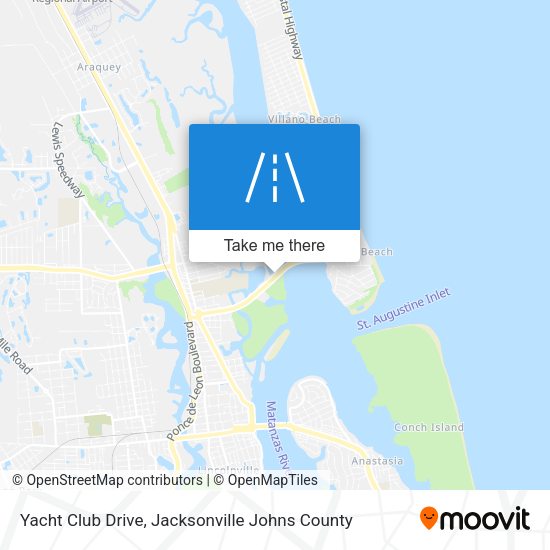 Yacht Club Drive map