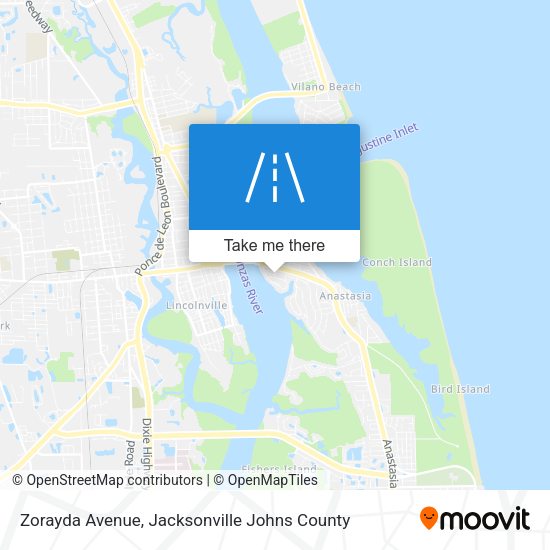 Zorayda Avenue map