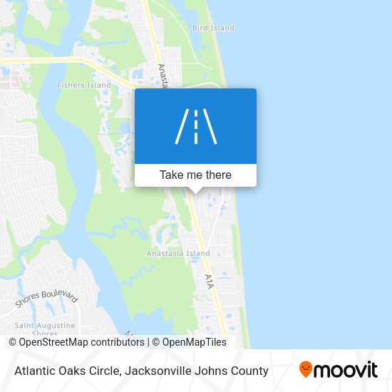 Atlantic Oaks Circle map