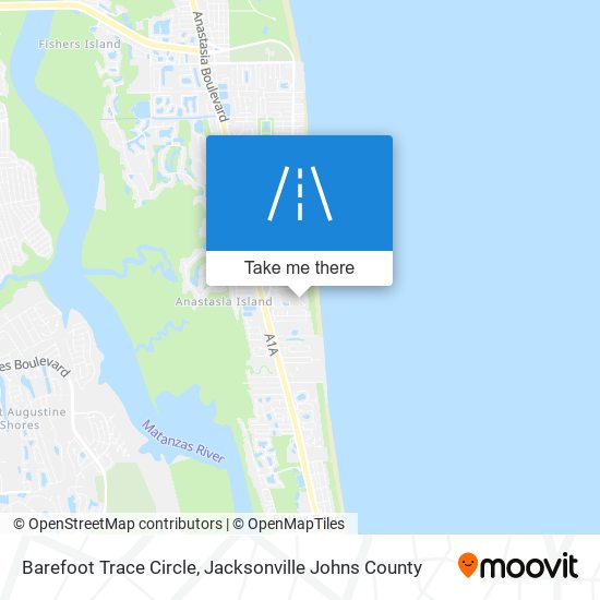 Barefoot Trace Circle map