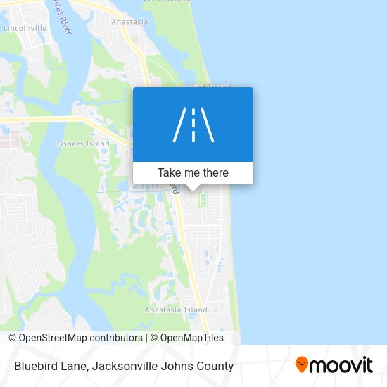 Bluebird Lane map