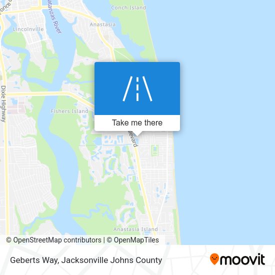 Geberts Way map