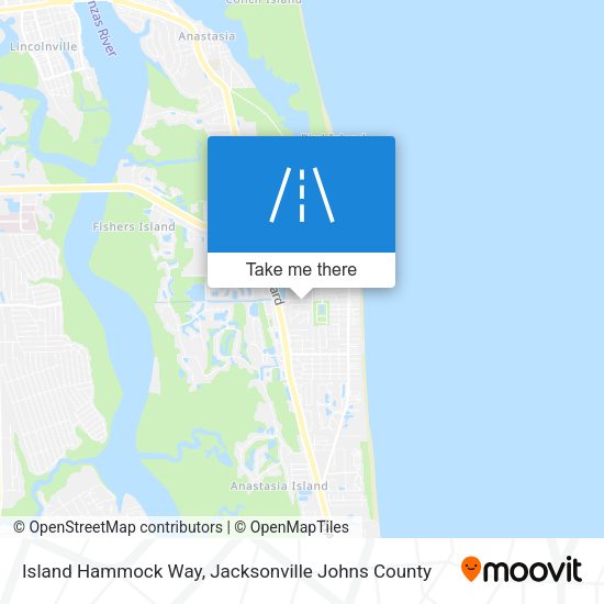 Island Hammock Way map
