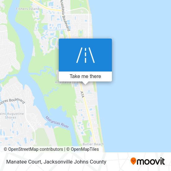 Manatee Court map