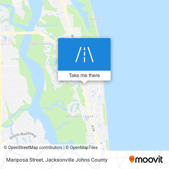 Mariposa Street map