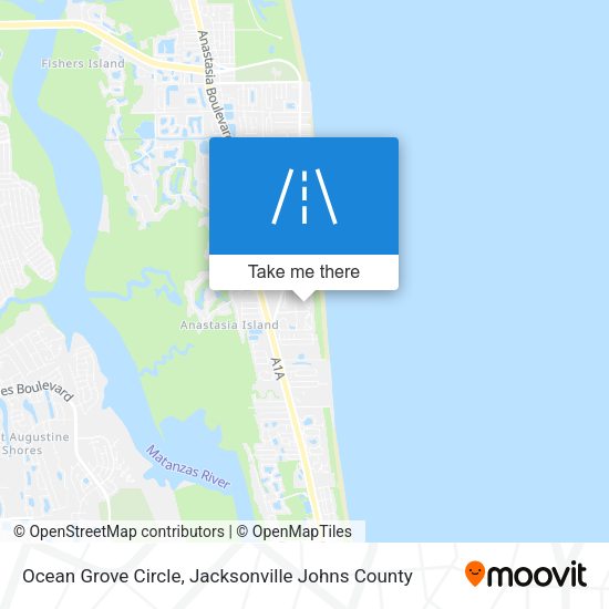 Ocean Grove Circle map