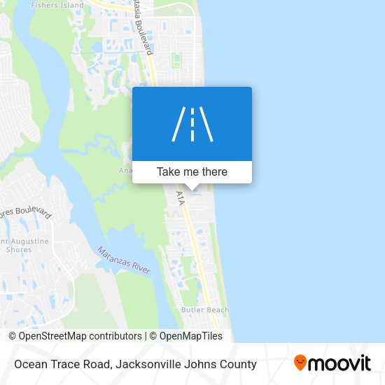 Ocean Trace Road map