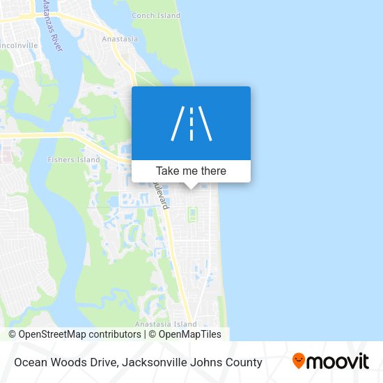 Ocean Woods Drive map