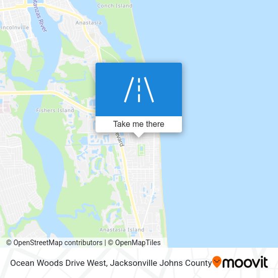 Ocean Woods Drive West map