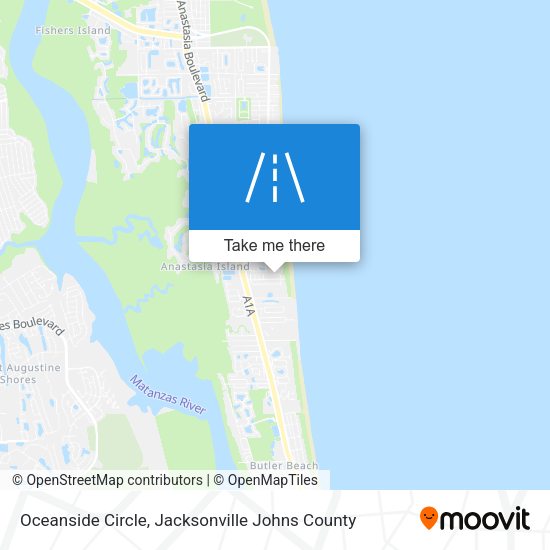 Oceanside Circle map