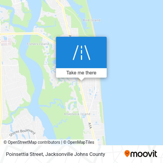 Poinsettia Street map