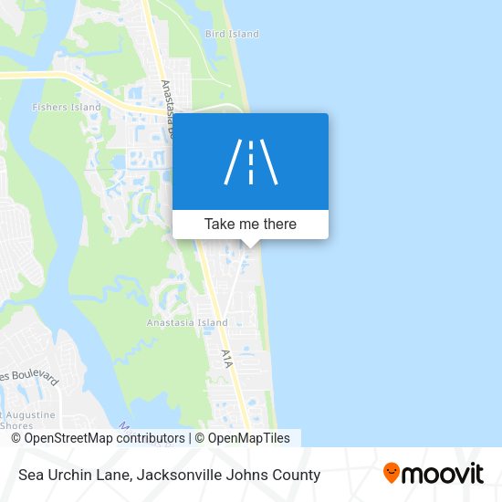 Sea Urchin Lane map