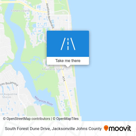 South Forest Dune Drive map