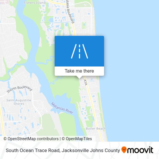 Mapa de South Ocean Trace Road