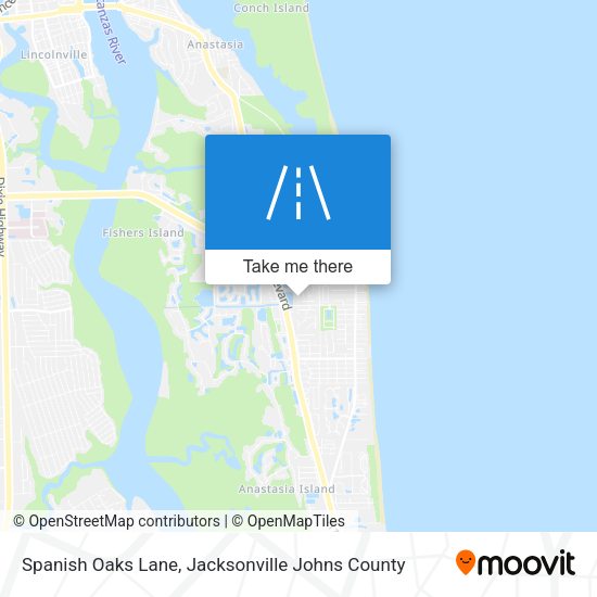 Spanish Oaks Lane map