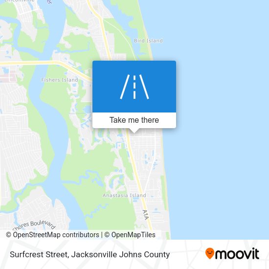 Surfcrest Street map