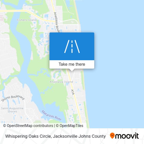 Whispering Oaks Circle map