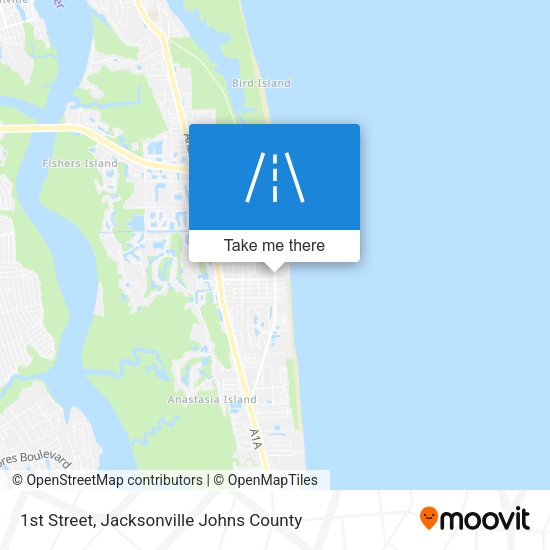 1st Street map