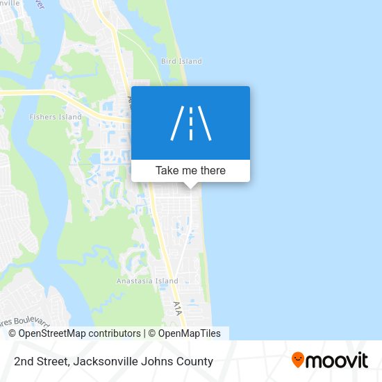 2nd Street map