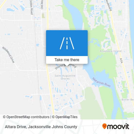 Altara Drive map