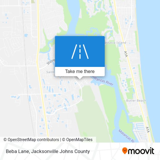 Beba Lane map