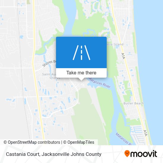 Castania Court map