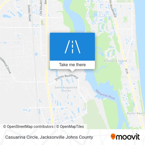Casuarina Circle map