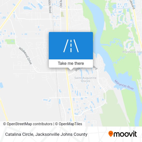Catalina Circle map