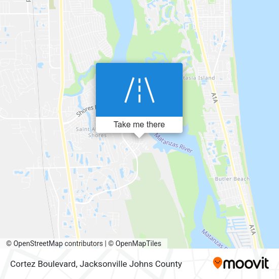 Cortez Boulevard map