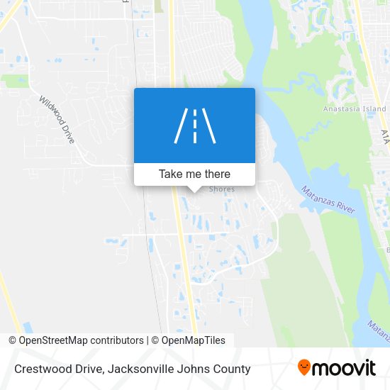 Crestwood Drive map