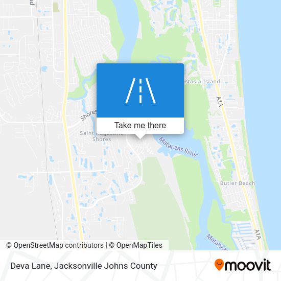 Deva Lane map