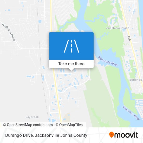 Durango Drive map
