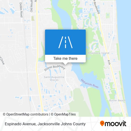 Mapa de Espinado Avenue