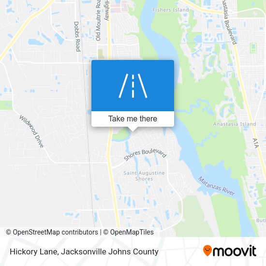 Hickory Lane map