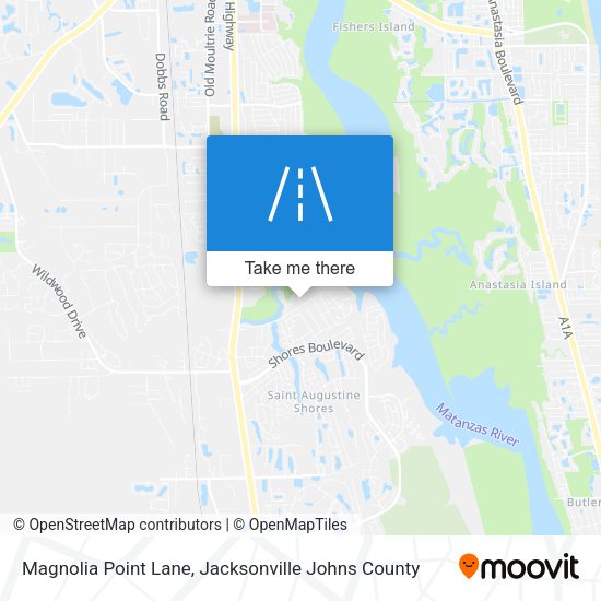 Mapa de Magnolia Point Lane