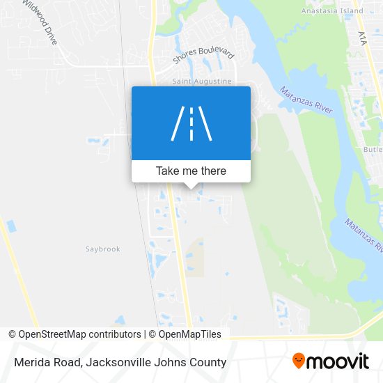Mapa de Merida Road