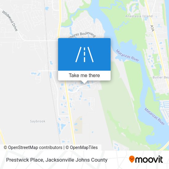 Mapa de Prestwick Place