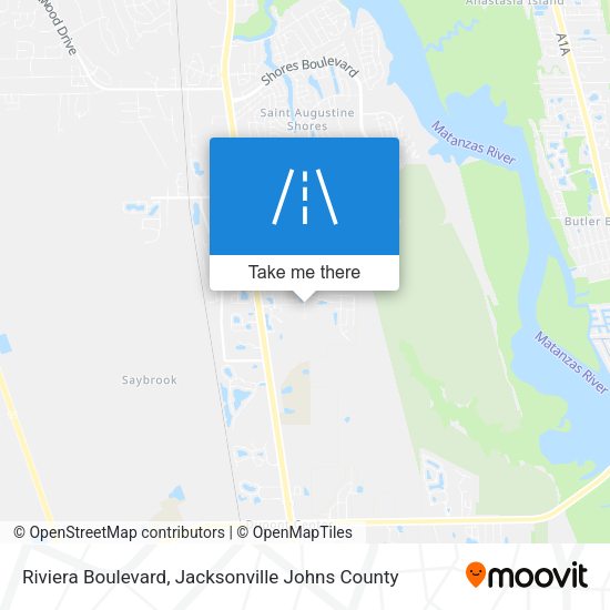 Riviera Boulevard map
