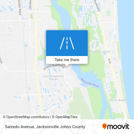 Salzedo Avenue map