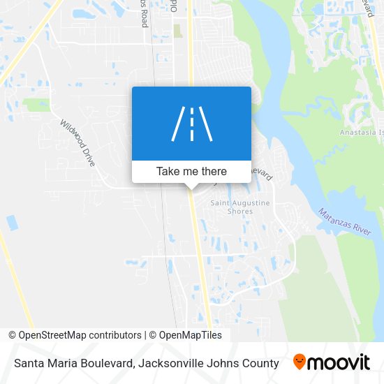 Santa Maria Boulevard map