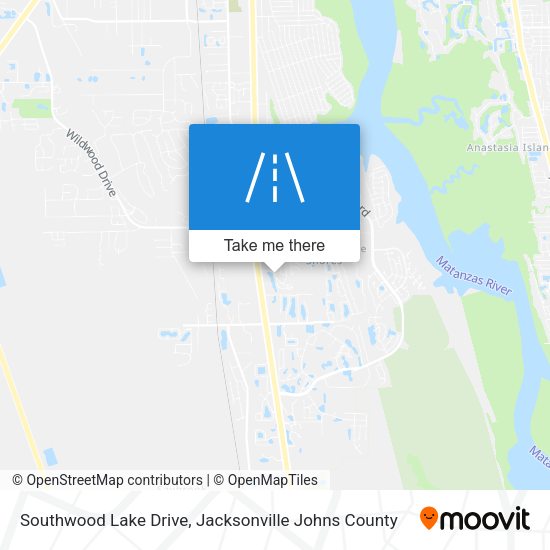 Southwood Lake Drive map
