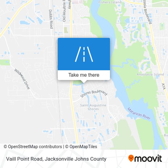 Vaill Point Road map