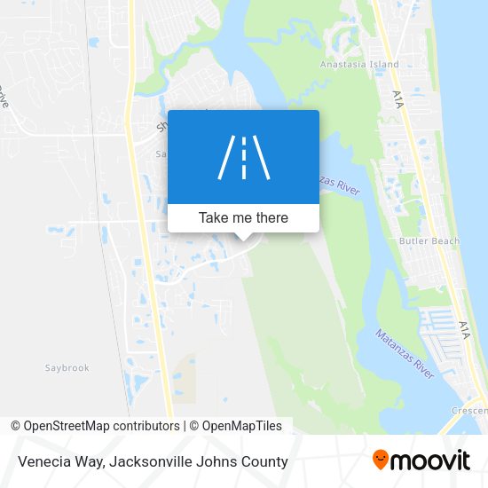 Venecia Way map